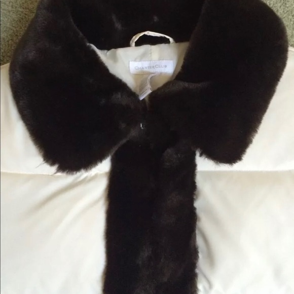 charter club down puffer jacket size large - Picture 2 of 8